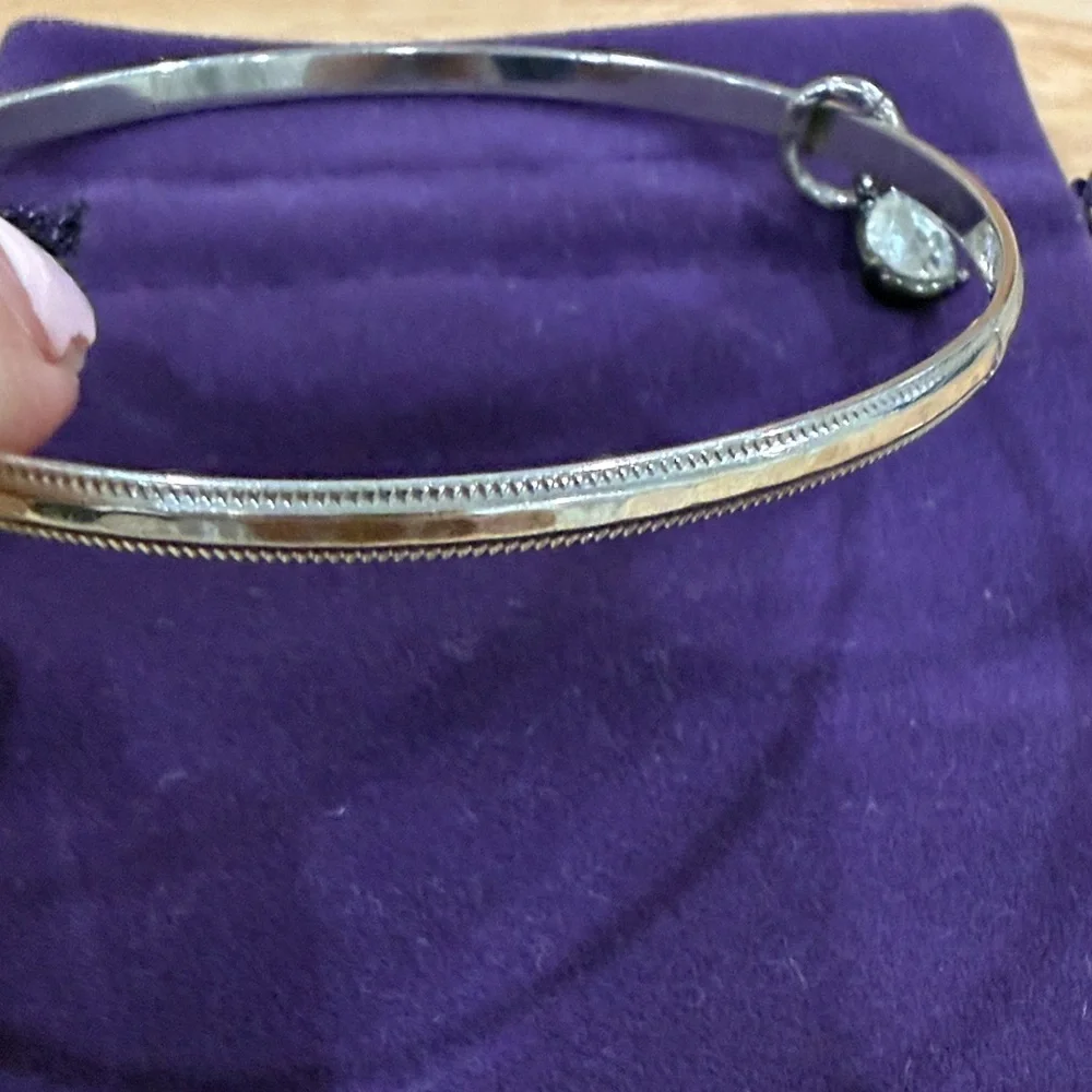 Bracelet with Gemstone Pendant